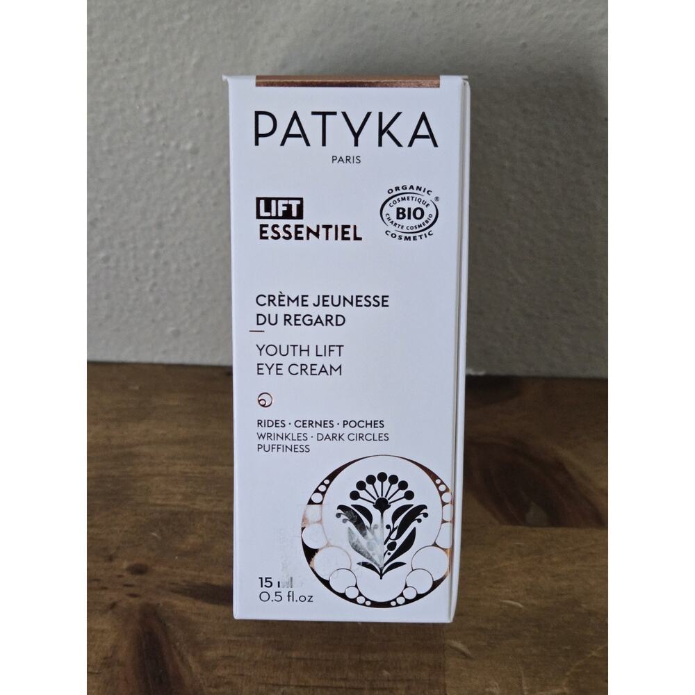 Patyka Paris Lift Essentiel Youth Lift Eye Cream Rides Cernes Poches 15ml $70